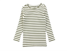 Name It deep lichen green stribet top